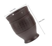 Didiseaon Tasse De Moxibustion En Céramique En Argile Violette Double Couche à Isolation Thermique Portable Pour Massage Corporel Usage Domestique Soulagement Chaleur Pour Adultes