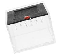 Didiseaon Terrarium Acrylique pour Reptiles et Araignées Sauteuses, Ventilation Intégrée, Adapté à L'Observation L'Alimentation des Animaux d'Exposition