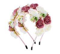 Didiseaon -tête À Fleurs Pour Femme - Accessoire De Coiffure Floral Artificiel Réaliste Pour Mariage Fête De Mariage Anniversaire Festival