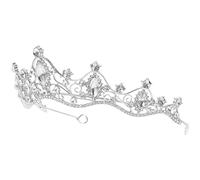 Didiseaon -tête De Mariage Royal Fascinators Pour Mariée Coiffe De Mariée Élégant Avec Strass