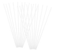 Didiseaon Tiges de Support en Acrylique Transparent 4 MM Lot de 25 Pièces Barres Rondes pour Modélisme et Création de Figurines en Argile Supports Solide pour Sculptures DIY