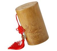 Didiseaon Tirelire Style Chinois avec Motif Sculpté Grand Conteneur Décoratif pour Pot Épargne Garçon Fille et Décoration Maison
