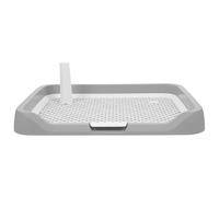 Didiseaon Toilette pour Chien Intérieure Abs Réutilisable Plateau Anti-dérapant pour Propreté et Gestion des Déchets Facile à Nettoyer et Adapté Aux Petits et Moyens Chiens