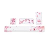 Didiseaon Touches de Clavier Mécanique Hauteur d'origine 4 Pièces 4 Touches de Remplacement 625U Espace Esc Sublimation Thermique 5 Faces Finition Mate Personnalisables pour Clavier PC