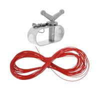 Didiseaon Treuil pour Bâche Piscine avec Câble Tendeur à Cliquet Résistant pour Couverture de Piscine Hors Sol et Hivernage Accessoire de Sécurisation et Pratique