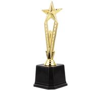 Didiseaon Trophée Étoile d'or 8 6 Pouces Coupe Trophée Étoile À Cinq Branches Grands Trophées De Récompense en Plastique pour Les Compétitions De Tournois De Football Et Les