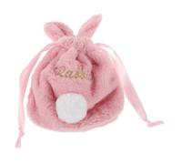 Didiseaon Trousse De Maquillage À Cordon De Serrage Motif Lapin Kawaii - Jolie Trousse De Maquillage en Peluche, Pochette De Rangement pour Cosmétiques, Trousse De Toilette De Voyage,