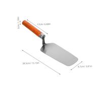 Didiseaon Truelle à Maçonnerie Acier Inoxydable Outil de Lissage pour Plaques Briques et Enduits Ergonomique Facile à Nettoyer et Résistant pour Construction et Carrelage