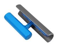 Didiseaon Truelle de Finition Incurvée en Plastique pour Béton, Outil de Contournage des Bords, Lisseuse Béton Légère Poignée Tubulaire Ergonomique, pour Microciment et Revêtements