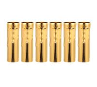 Didiseaon Tube à bougie en fer, Tube porte-bougie, 6pcs, or, remplacement réutilisable de couverts de prise de lustre pour lustre européen rétro