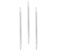 Didiseaon Tube Chauffant Infrarouge en Quartz 26cm 3 Pièces | Élément de Quartz, Installation Simple, Usage Bureau et Remplacement pour Chauffage D'appoint Blanc