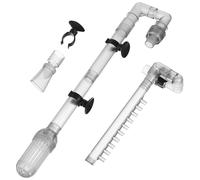 Didiseaon Tube D'arrivée d'eau pour Aquarium en Abs Compatible avec Modèles 250/300/600 Design Incurvé Lisse, Résistance et Anti-déformation