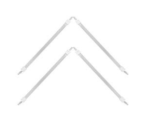 Didiseaon Tube de Remplacement Chauffage Quartz 4 Pièces 27 CM Résistance Électrique pour Radiateur d'Appoint Insert Poêle