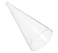 Didiseaon Vase Mural Verre Transparent Forme de Cône Jardinière Suspendue pour Fleurs et Plantes Décoration Murale Minimaliste pour Intérieur et Jardin