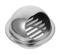 Didiseaon Ventilation Murale Acier Inoxydable Chapeau de Ventilation Coupe Vent Protège les Systèmes de Séchage pour Maison Appartement et Villa Débris et Design Élégant