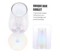 Didiseaon Verre à Cocktail Arc Ciel Électroplaqué et Stable Coupe Mojito et Vin Élégant Cadeau pour Amis et Famille