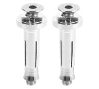 Didiseaon Vis de en Aluminium Fixation Sécurisée pour Protège-mains de Moto et Installation Facile, 2 Pièces Compatibles Guidon 22/28 Mm pour Motos Tout-usage et Route