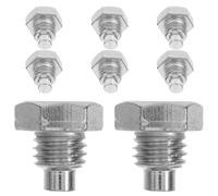 Didiseaon Vis de Fixation Légères et Faciles à Transporter 8pcs pour Poignée de Cric Horizontal Argenté, Filetage 12x1,75mm pour Réparation