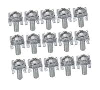 Didiseaon Vis et Écrous à Clip pour Rack Réseau et Armoire Serveur Lot de 100 Pièces M5x16 Acier Galvanisé Argenté Montage Précis et Robuste pour Équipements Informatiques Professionnels