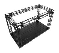 Didiseaon Vitrine de Présentation sans Éclairage pour Figurines et Poupées Plateforme Modulable pour Maquettes Socle de Collection Compact pour Bureau Boîte D’Exposition Polyvalente pour