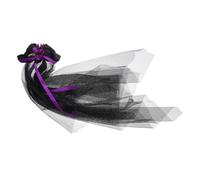 Didiseaon Voile Floral Noir Nœud Bandeau Day Of The Dead pour Halloween Accessoire Coiffure Femme pour Costume Mariage et Fête