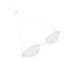 Didiseaon Yeux Blanc Réutilisable Couvre-Yeux Réglable en Matériau Doux la Lumière pour Soins de Beauté et Épilation Cache-Yeux pour Usage Quotidien et Client Petit Couvre-Œil
