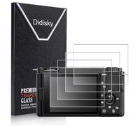 Didisky 4 pièces Protection Ecran pour Sony Alpha ZV-E10/ZV-1F, Film Verre Trempé, Dureté 9H, Anti Rayures,Anti-Bulle