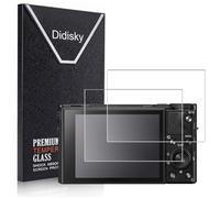 Didisky Lot de 2 films protecteurs d'écran en verre trempé pour appareil photo Sony RX100 VII DSC-RX100M7, dureté 9H, anti-rayures, anti-traces de doigts, anti-bulles
