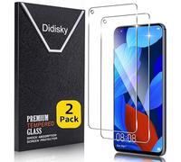 Didisky Lot de 2 Protecteur Verre Trempé pour Huawei Nova 5T, Film Protection écran, résistance aux Rayures, dureté 18H, Pas de Bulles, Haute définition