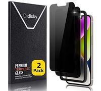 Didisky Lot de 2 Protecteur Verre Trempé pour iPhone 13 Pro MAX, iPhone 14 Plus, Film Protection écran, dureté 9H, Pas de Bulles, Haute définition