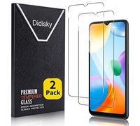 Didisky Lot de 2 Protecteur Verre Trempé pour Xiaomi Redmi 10C 6.71''(Pas pour Redmi 10A,Redmi 10 5G,Redmi 10 2022), Film Protection écran, résistance aux Rayures, dureté 9H, Pas de Bulles