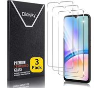 Didisky Lot de 3 Protecteur Verre Trempé pour Samsung Galaxy A05S/A05, Film Protection écran, dureté 9H, Pas de Bulles, Haute définition
