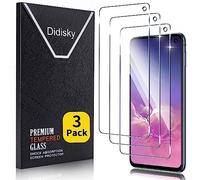 Didisky Lot de 3 Protecteur Verre Trempé pour Samsung Galaxy S10e, Film Protection écran, dureté 9H, Pas de Bulles, Haute définition