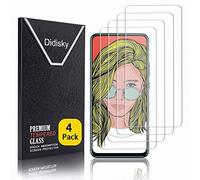 Didisky Lot de 4 Protecteur Verre Trempé pour Huawei P Smart Z, Film Protection écran, dureté 9H, Pas de Bulles, Haute définition