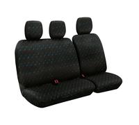 Dido-1, Set housses pour fourgon sans passe-ceinture - Noir