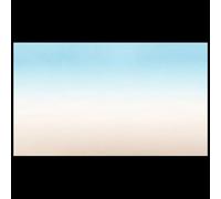 Didooou Fond d'aquarium en vinyle dégradé coloré, adapté pour la décoration de fond d'aquarium (30 x 60 cm, dégradé bleu-marron)