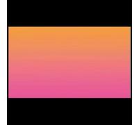 Didooou Fond d'aquarium en vinyle dégradé coloré, adapté pour la décoration de fond d'aquarium (40 x 80 cm, dégradé rouge deux)