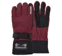Didriksons - Kid's Lovas Five Finger Glove 2 - Gants - 5 - anemon red