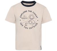 Didriksons - Kid's Mynta T-Shirt 4 - T-shirt - 100 - sand beige