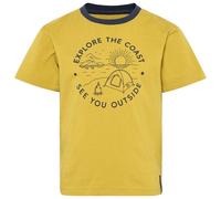 Didriksons - Kid's Mynta T-Shirt 4 - T-shirt - 120 - yellow pollen