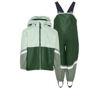 Didriksons - Kid's Waterman Set 12 - Kit de pluie - 100 - pine green