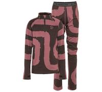 Didriksons - Kid's Yotta PR Set - Sous-vêtement de ski - 150 - path dulse pink