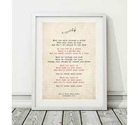 Didymus Co Liverpool F.C. - You Never Walk Alone - Song Lyric Art Poster - Format A4 A3, A3
