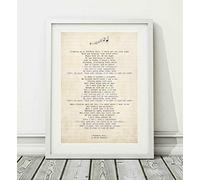 Didymus Co Peter Gabriel - Solsbury Hill - Song Lyric Art Poster (UNFRAMED) - Tailles A4 A3 (A3)
