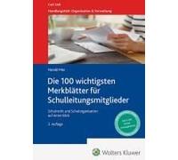 Die 100 Wichtigsten Merkblätter Für Schulleitungsmitglieder