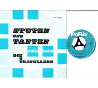DIE 3 TRAVELLERS - STUTEN UND TANTEN / Reiter-Marsch / Piccadilly-Tango / Dolce Vita Spiel / Schneeweißer Busen / DIE 3 TRAVELLERS / Bildhülle / Deutsche Pressung / populär # POP 4002-EP / 7" Vinyl Single Schallplatte