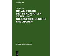 Die Ableitung Der Denominalen Verben Mit Nullsuffigierung Im Englischen