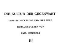 Die Allgemeinen Grundlagen Der Kultur Der Gegenwart