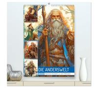 Die Anderswelt. Mystische Gestalten aus dem Mittelalter (hochwertiger Premium Wandkalender 2026 DIN A2 hoch), Kunstdruck in Hochglanz: Willkommen in den mystischen Sphären eines geheimnisvollen Ortes
