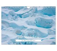 Die Antarktis - Eis, Meer und wilde Tiere (Wandkalender 2026 DIN A4 quer), CALVENDO Monatskalender: Faszinierende Bilder vom südlichsten Kontinent der Erde